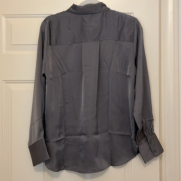 H&M Gray Pointed-collar Shirt/NWT/S - Picture 12 of 12